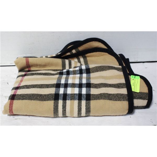 ESTATE BURBERRY PRINT CAPE COAT O/S FITS MOST