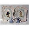 Image 1 : 2 DUTCH GIRL FIGURES & 2 BLUEBOY CERAMIC - ESTATE