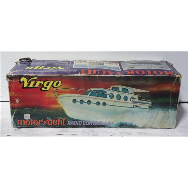 VINTAGE VIRGO RADIO CONTROLLED MOTOR YACHT
