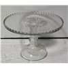 Image 1 : ANTIQUE GLASS CAKE STAND