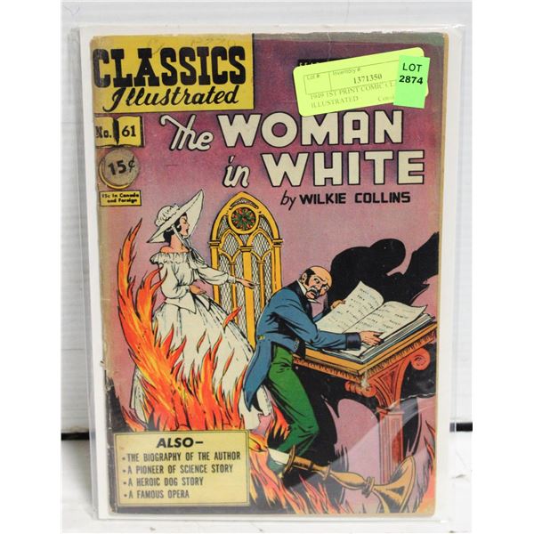1949 1ST PRINT COMIC CLASSICS ILLUSTRATED