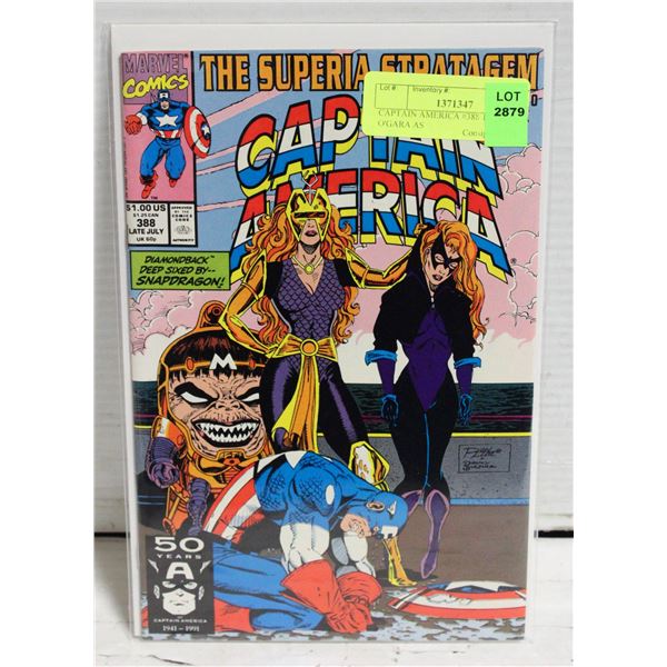 CAPTAIN AMERICA #388 1ST HEATH O'GARA AS