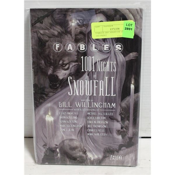 FABLES 1001 NIGHT OF SNOWFALL 1ST PRINT