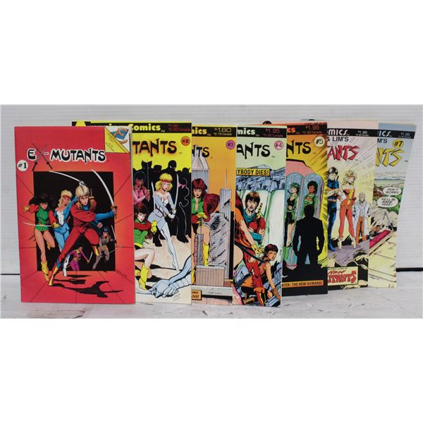 EX-MUTANTS #1-7 COMIC BOOKS
