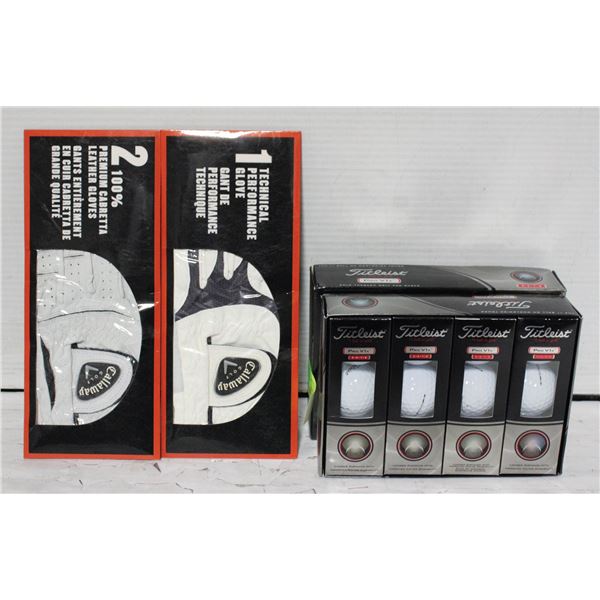 NEW BOX OF TITLEIST PRO V1X GOLF BALLS 12 PACK &