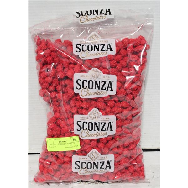 5 POUNDS OF SCONZA JUMBO FRENCH BURNT PEANUTS