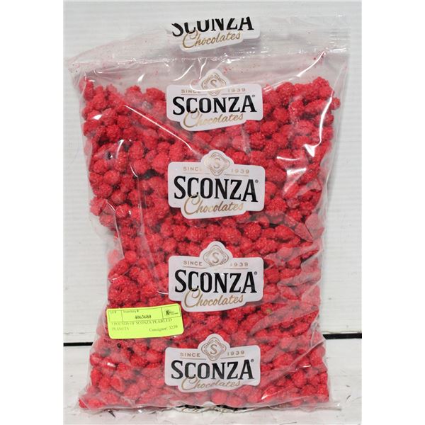 5 POUNDS OF SCONZA PEARLED PEANUTS