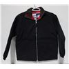 Image 1 : NEW BLACK INSULATED JACKET RED/GREEN COLLAR SMALL