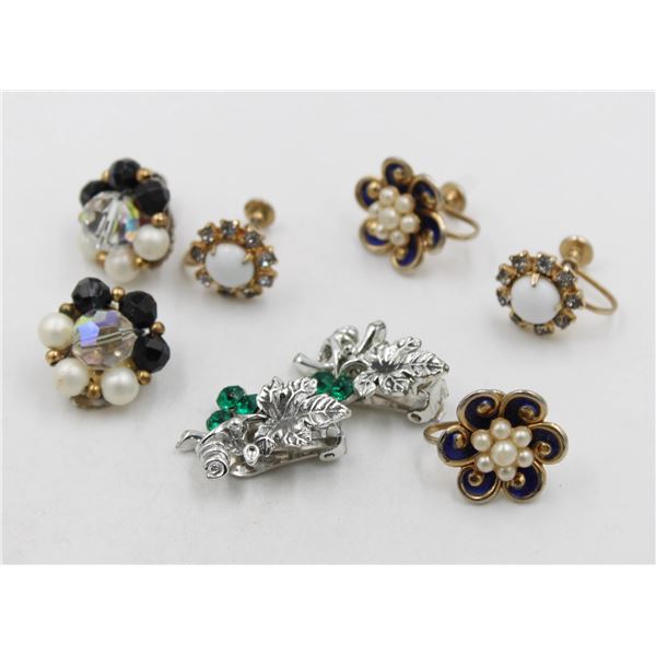 VINTAGE 4 SETS (2 CORO/1 AVON) WOMEN’S SCREW