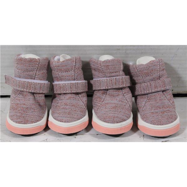 4 PCS WINTER DOG SHOES SUPER WARM
