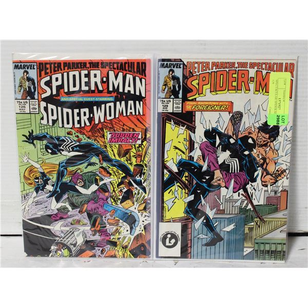 SPECTACULAR SPIDER-MAN #126 & 129