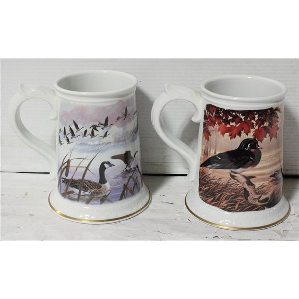 LT. EDITION FRANKLIN PORCELAIN MUGS - ESTATE