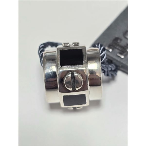 BZ2053-76C SILVER CURRENCY LABEL PENDANT