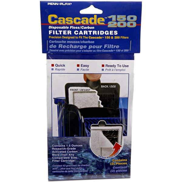 BRAND NEW 28G CASCADE FILTER CARTRIDGES, 3 PACK