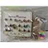 Image 1 : BAG W/ 10 SETS OF NEW COSTUME JEWELLERY.