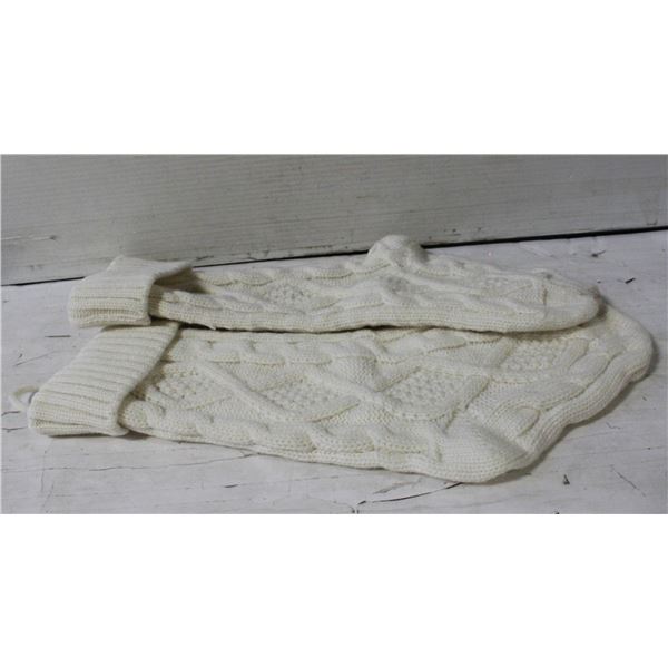 2 PCS KNIT CHRISTMAS HANGING STOCKING SOLID