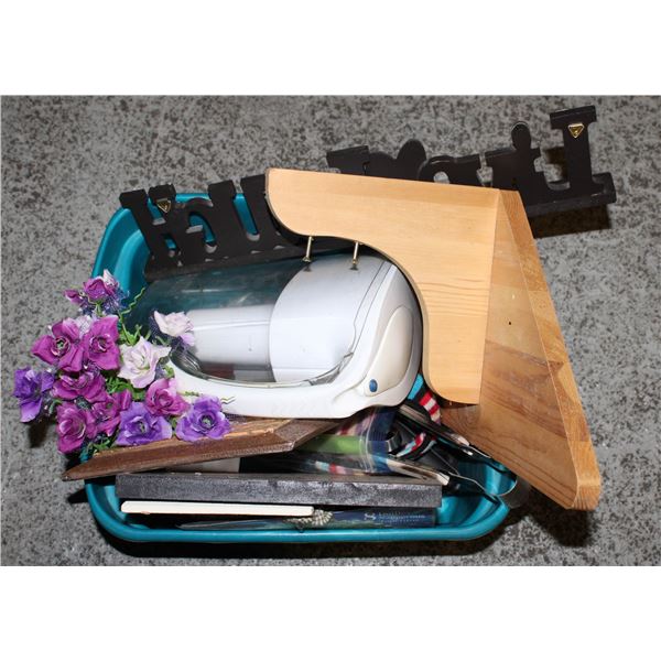 TOTE OF MISC HOUSEHOLD ITEMS INC. BRITA PITCHER