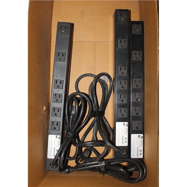 BOX OF 3 HAMMOND MFG SURGE PROTECTION STRIP
