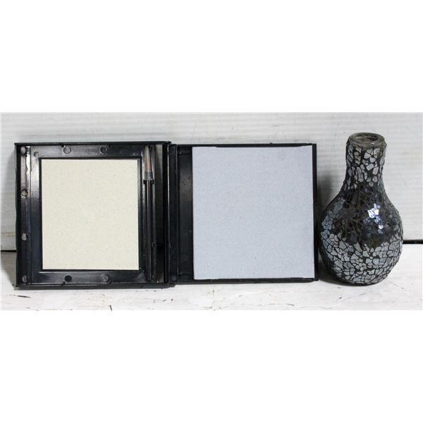 BUDDHA WATER BOARD WITH MOSAIC VASE