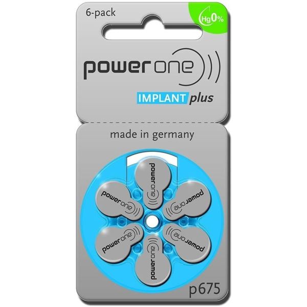 3 NEW PACKS POWERONE IMPLANT PLUS BATTERIES P675
