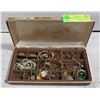 Image 1 : BAILIFF SEIZED: ESTATE JEWLERY BOX WITH CONTENTS