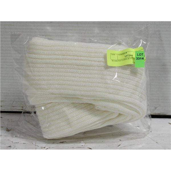 WOMENS LONG KNIT LEG WARMERS