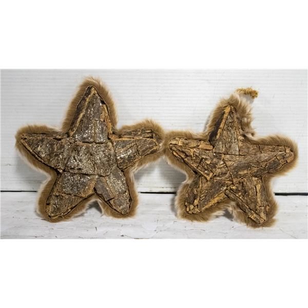 BROWN GLITTER STARS