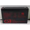 Image 1 : CSB SEALED LEAD ACID BATTERY 6V 7.2A NEW
