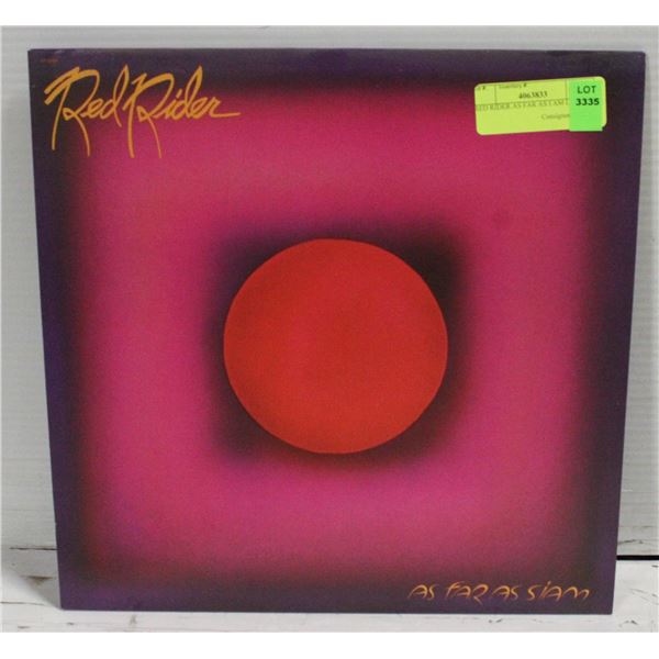 RED RIDER AS FAR AS I AM LP