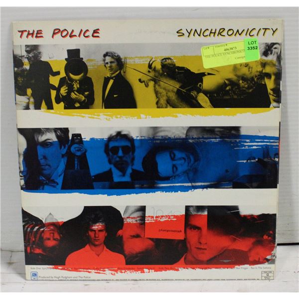 THE POLICE SYNCHRONICITY LP