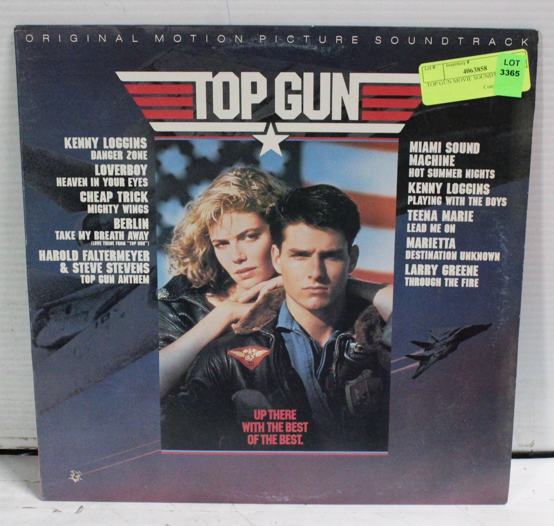 TOP GUN MOVIE SOUNDTRACK LP TOP GUN MOVIE SOUNDTRACK LP