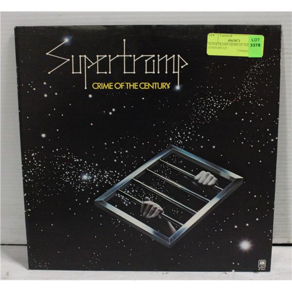 SUPERTRAMP CRIME OF THE CENTURY LP