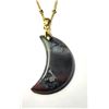 Image 1 : 20) NATURAL AFRICAN BLOODSTONE 1/2 MOON