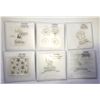 Image 1 : 1) LOT OF 6 "MY ACRYLIC SCRAP BOOKING STAMPS.