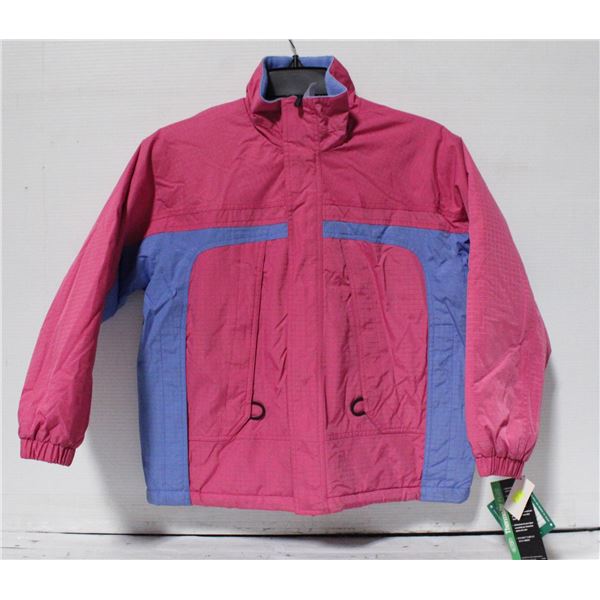 NEW KIDS CHERRYTREE ROSE/PERIWINKLE JACKET S 6X7