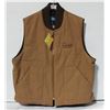 Image 1 : VEST WORKWEAR LINED NEW UNWORN SIZE MED W/LOGO