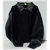 Image 1 : NEW B&W COLLECTION 50% BLACK LEATHER JACKET XL