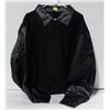 Image 1 : NEW B&W COLLECTION 50% BLACK LEATHER JACKET XL