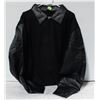 Image 1 : NEW B&W COLLECTION 50% BLACK LEATHER JACKET XL