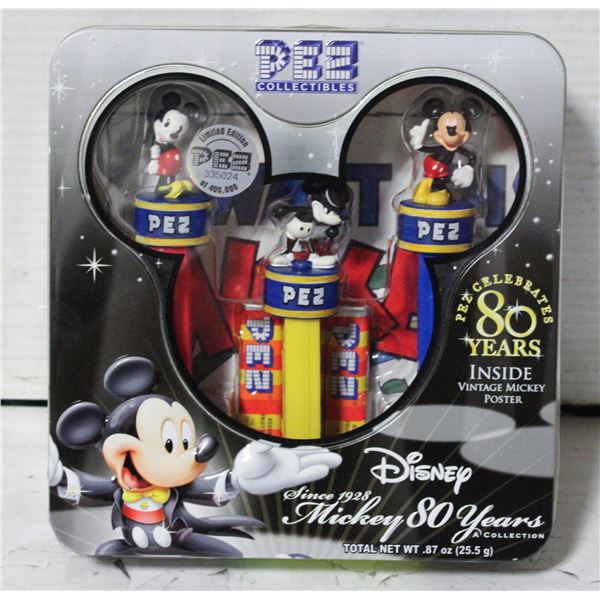 NEW PEZ MICKEY 80YRS COLLECTION