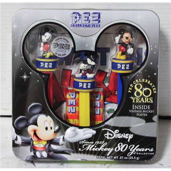 NEW PEZ MICKEY 80YRS COLLECTION