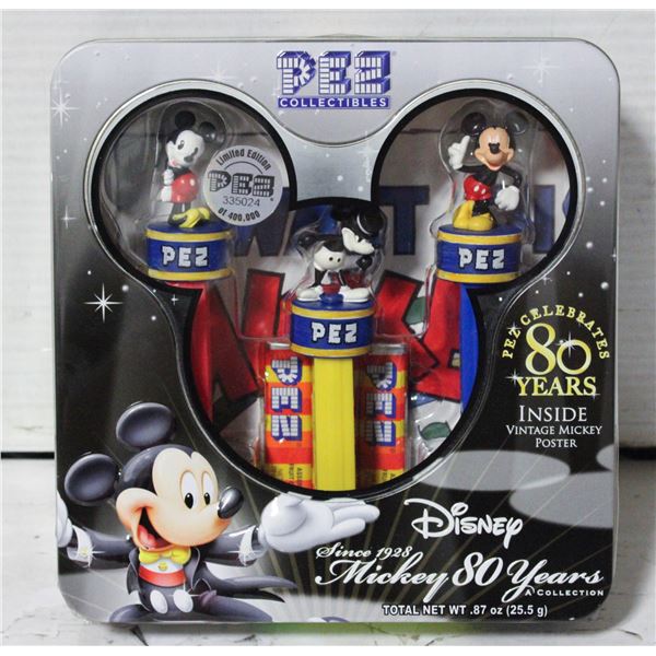 NEW PEZ MICKEY 80YRS COLLECTION