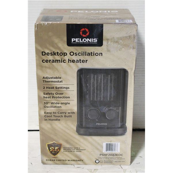 PELONIS DESKTOP CERAMIC FAN