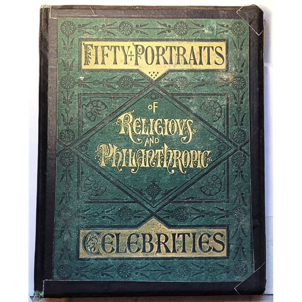 25) VINTAGE HARD COVER "FIFTY PORTRAITS OF
