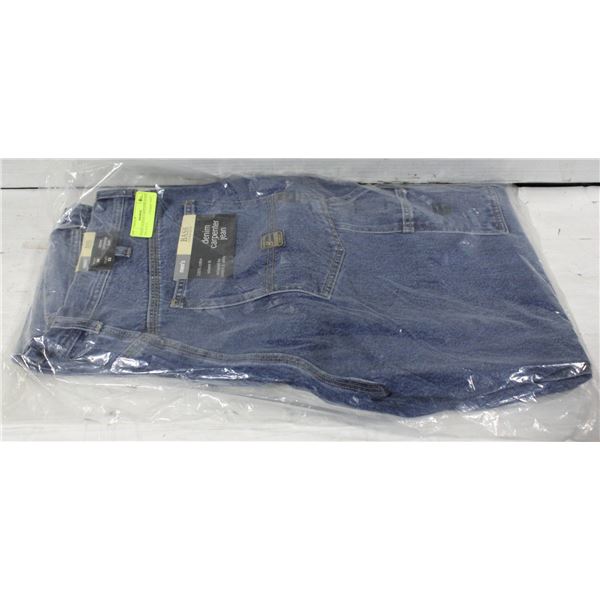 B/NEW G.H.BASS CARPENTER JEANS SIZE 36X32