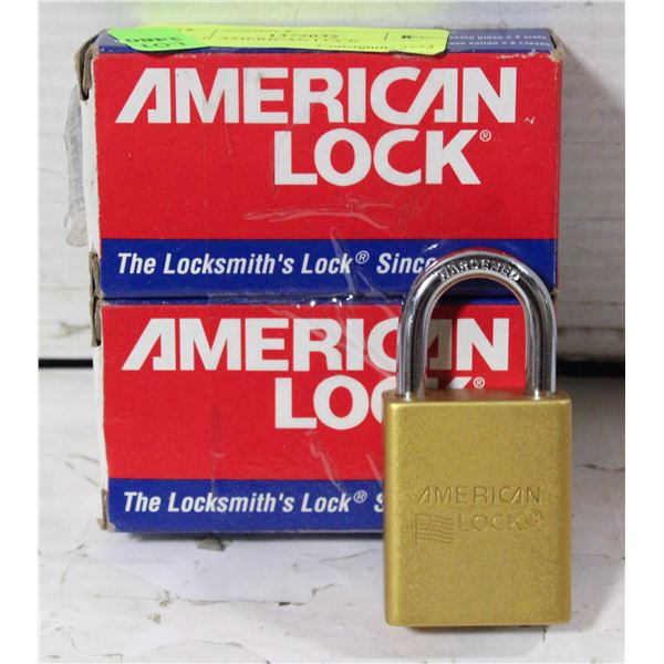 2 PACK AMERICAN LOCK