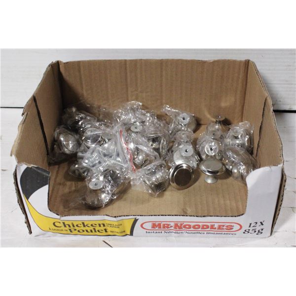 30 PCS ROUND CABINET KNOBS PULLS ROUND DRAWER