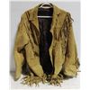 Image 1 : MOOSE HIDE LEATHER MENS FRINGE NATIVE