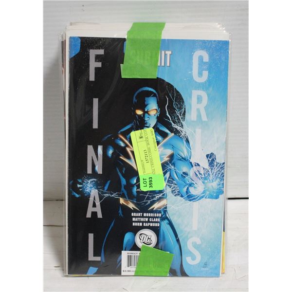 DC FINAL CRISIS COMIC BOOK LOT OF 15