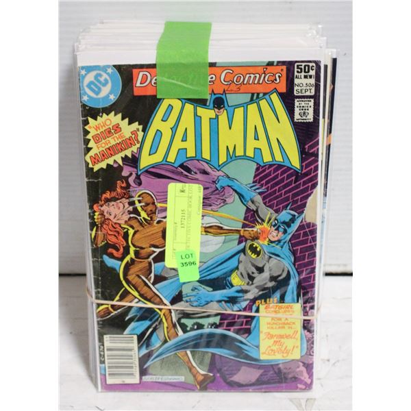 DC DETECTIVE COMIC BOOK LOT OF 28
